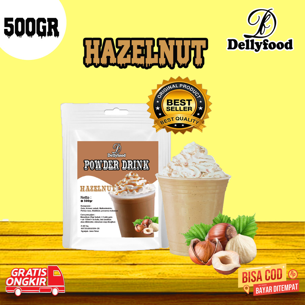

Powder Drink / Bubuk Minuman Rasa Hazelnut 500gr