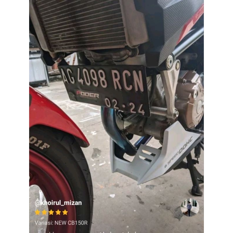 dudukan plat nomor platnomor kolong CB 150R new CB 150 R CB 150X kualitas baik