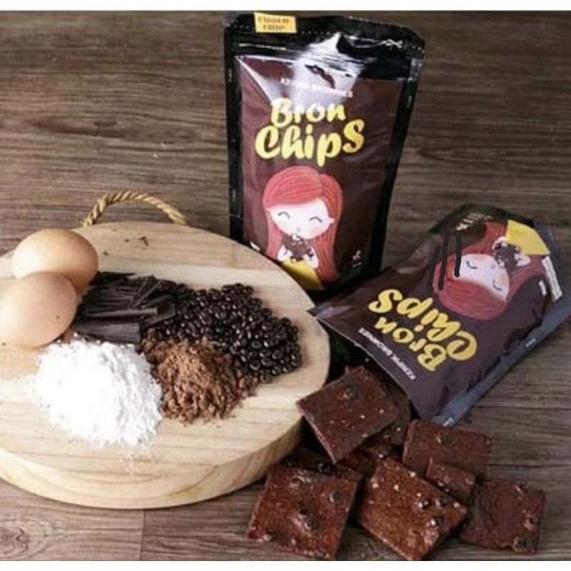 Bron Chips kripik Brownies Karoppotta