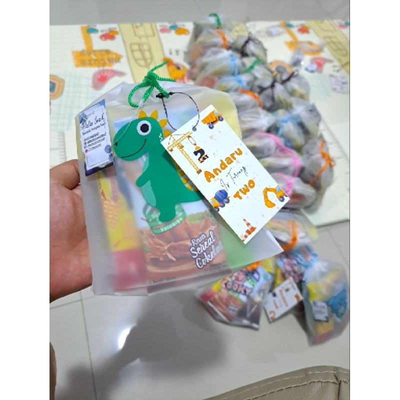 

Paket souvenir hampers snack ultah/syukuran/khitanan Anak MURAH
