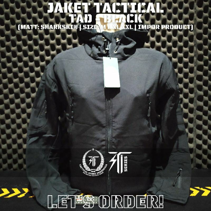 JACKET TAD TACTICAL IMPOR - HITAM / BLACK