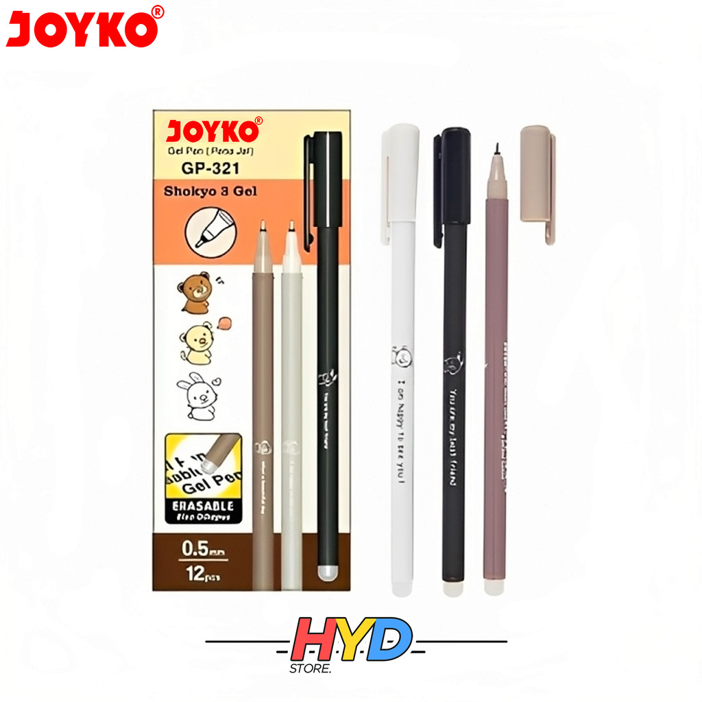 

Joyko Erasable Gel Pen Pena Jel Bisa Dihapus GP-321 Shokyo