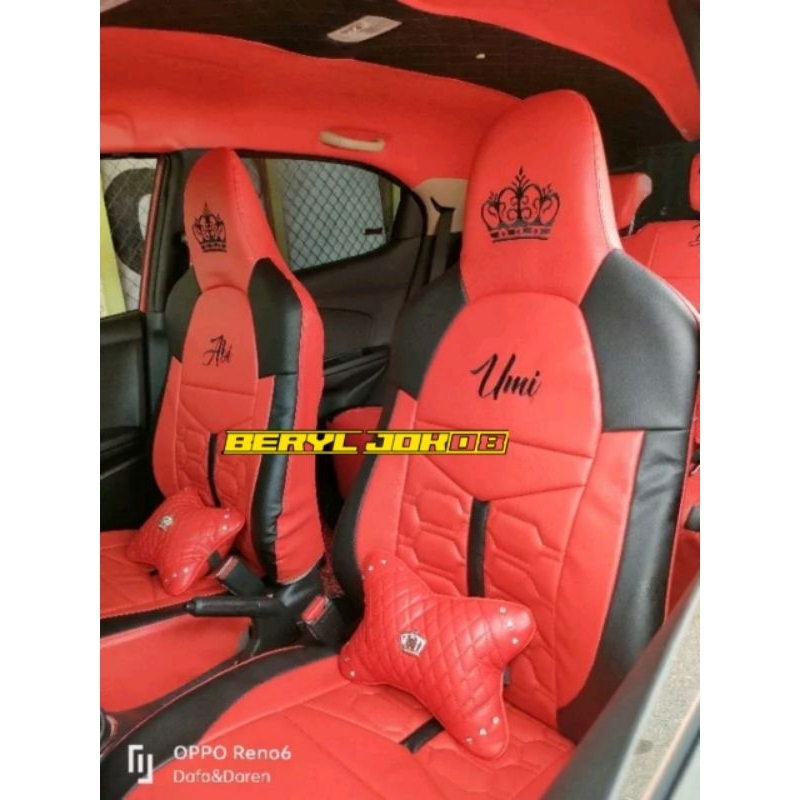 sarung jok mobil honda karakter plapon,bungkus jok mobil+plapon karakter honda Brio,Honda jaz,Agya,A
