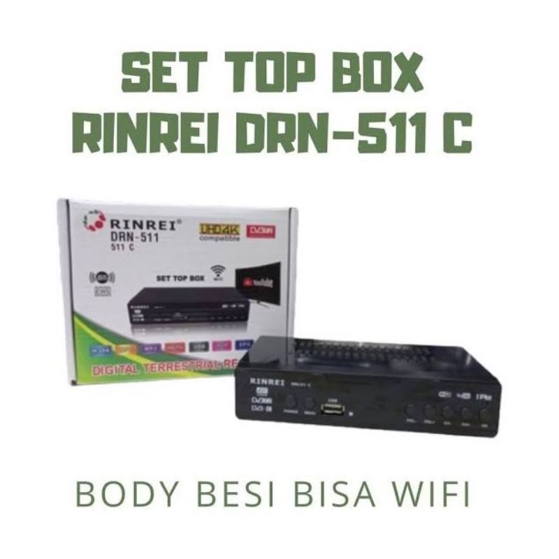 STB RINREI DRN-511 C / SET TOP BOX, SIARAN TV DIGITAL