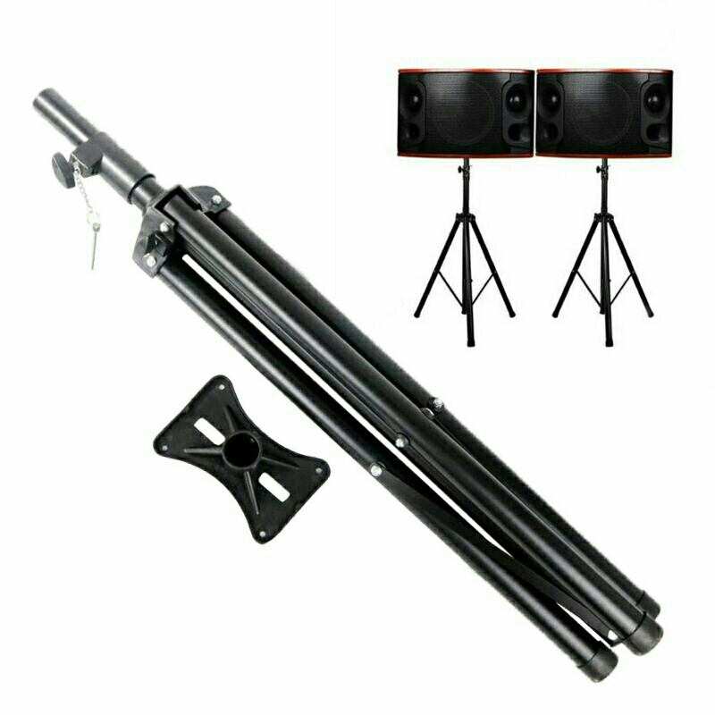 Woluka Floor Tripod Stand Speaker Audio System 200 Cm sps-502m Black