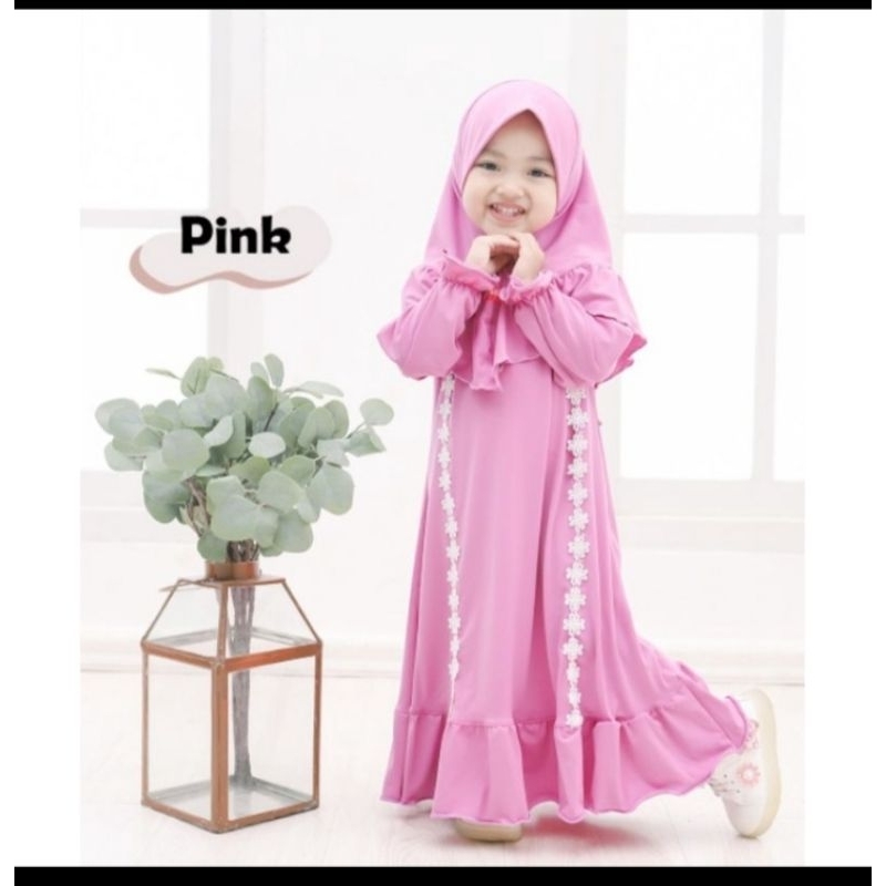 SET GAMIS ANAK TERBARU JERSEY NABILA SERIES PREMIUM 1-9TAHUN/GAMIS ANAK PEREMPUAN/MODEL GAMIS ANAK