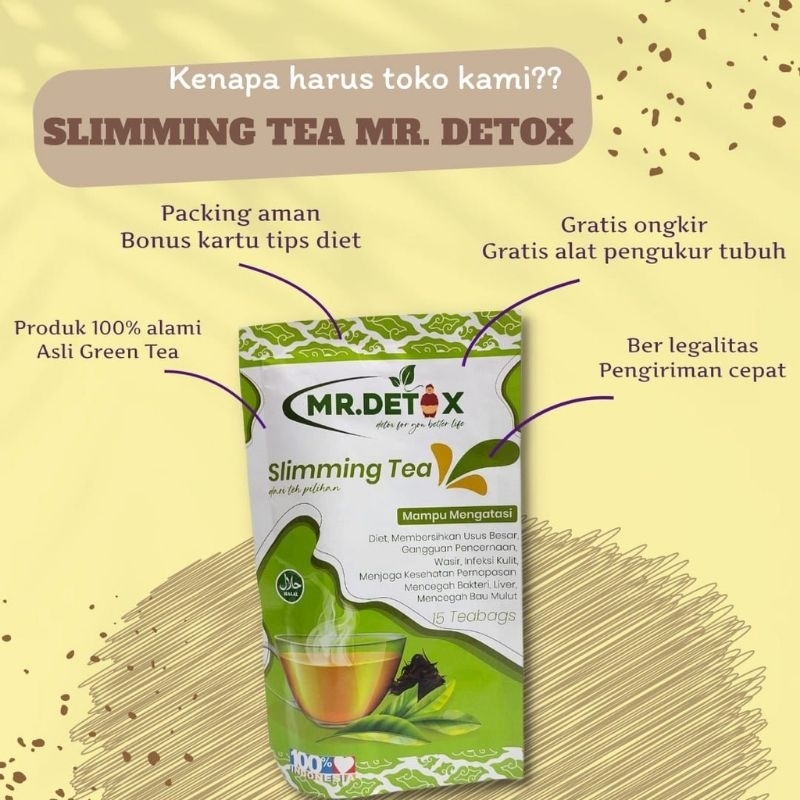 Mr.detox Slimming Tea - Asli Green Tea