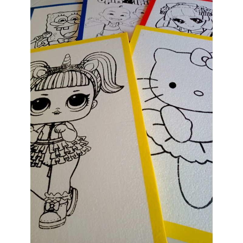 

Sterefoam lukis (pakai list) ukuran 33*50