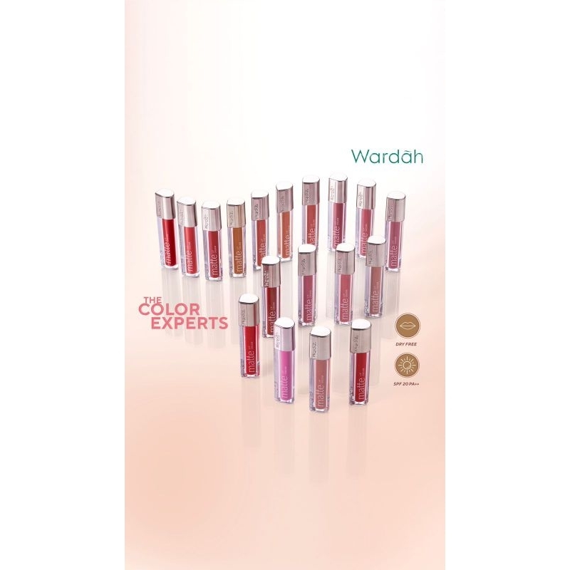 LIPCREAM WARDAH / LIP CREAM WARDAH EXCLUSIVE MATTE ORIGINAL 100%