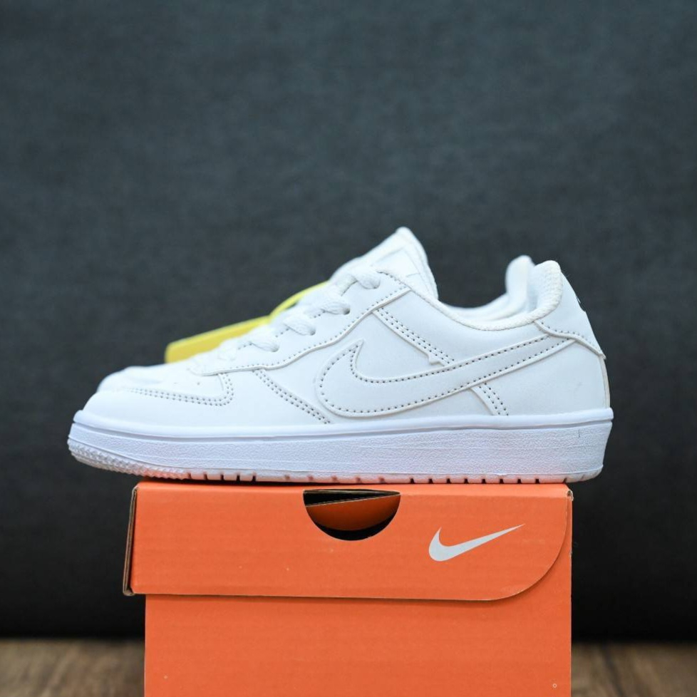 Sepatu Sneakers Anak Unisex Force 1 Starfish Full White Premium