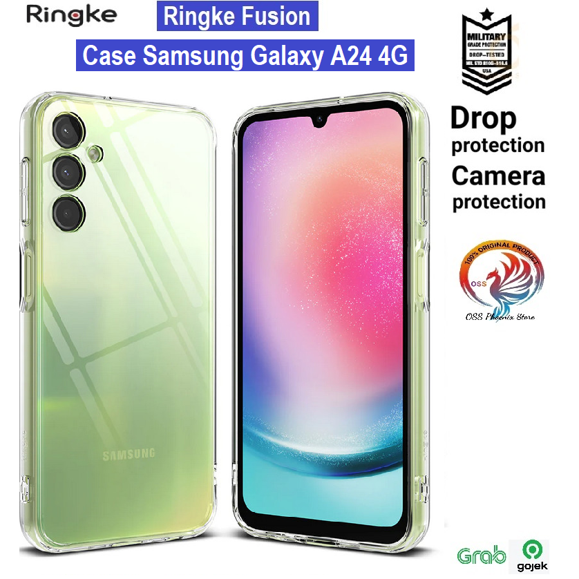 Case Samsung Galaxy A24 4G Ringke Fusion Casing Samsung A24 Original