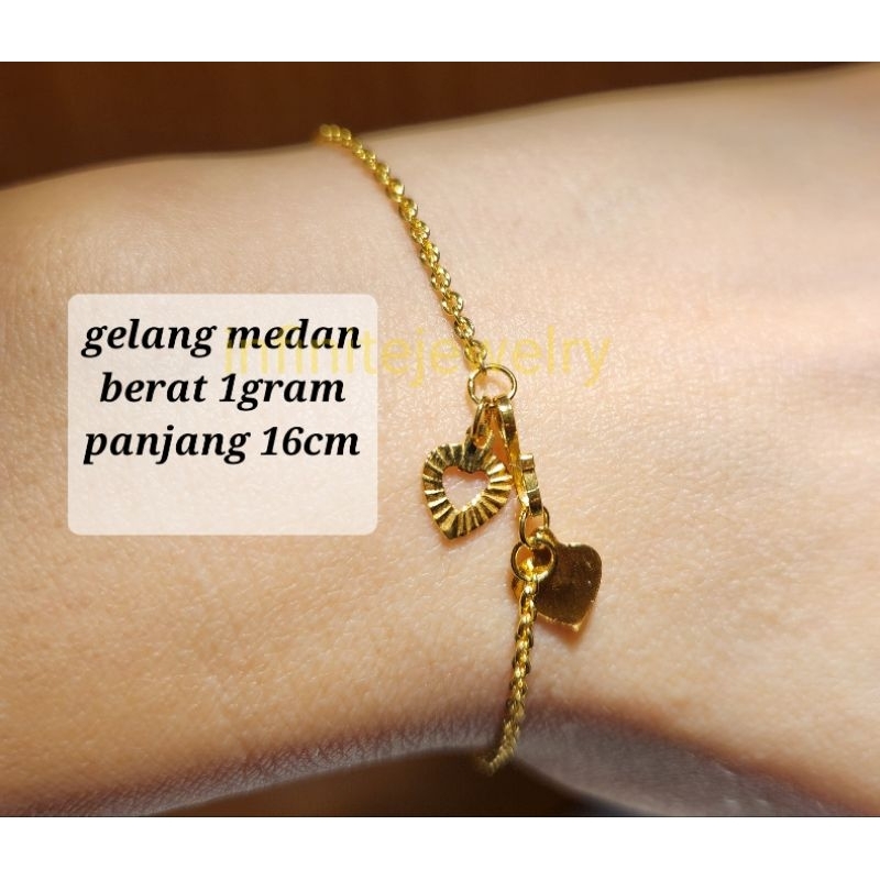 Gelang medan love mas muda