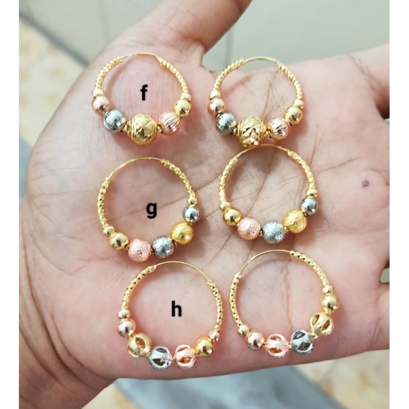 Anting anak ,bayi dan dewasa,tidak luntur yah