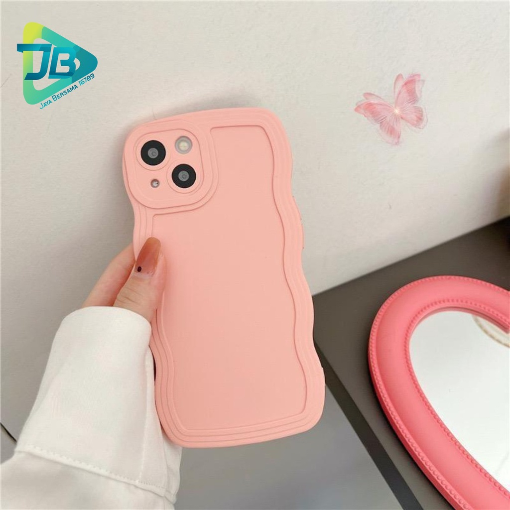 CASE SOFTCASE SILIKON GELOMBANG WAVY PROCAMERA MACARON INFINIX HOT 30 JB8852