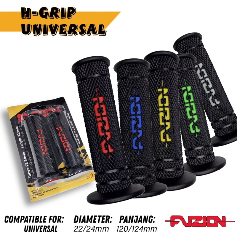 handgrip bulu bintik fuzion 099 ASLI FUZiON universal