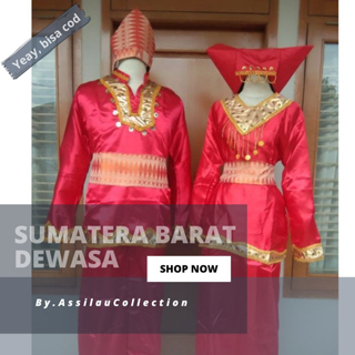 Baju Adat Dewasa Padang Satuan (Laki/Cewek)