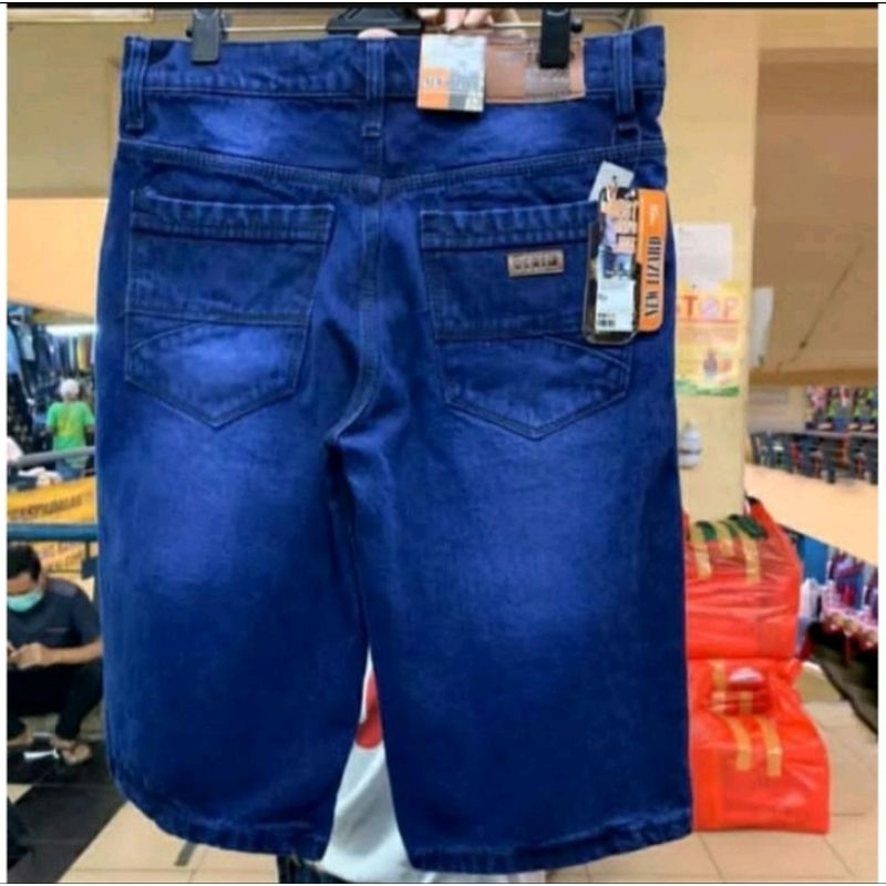 Celana pendek pria 7/8 / celana jeans standar termurah