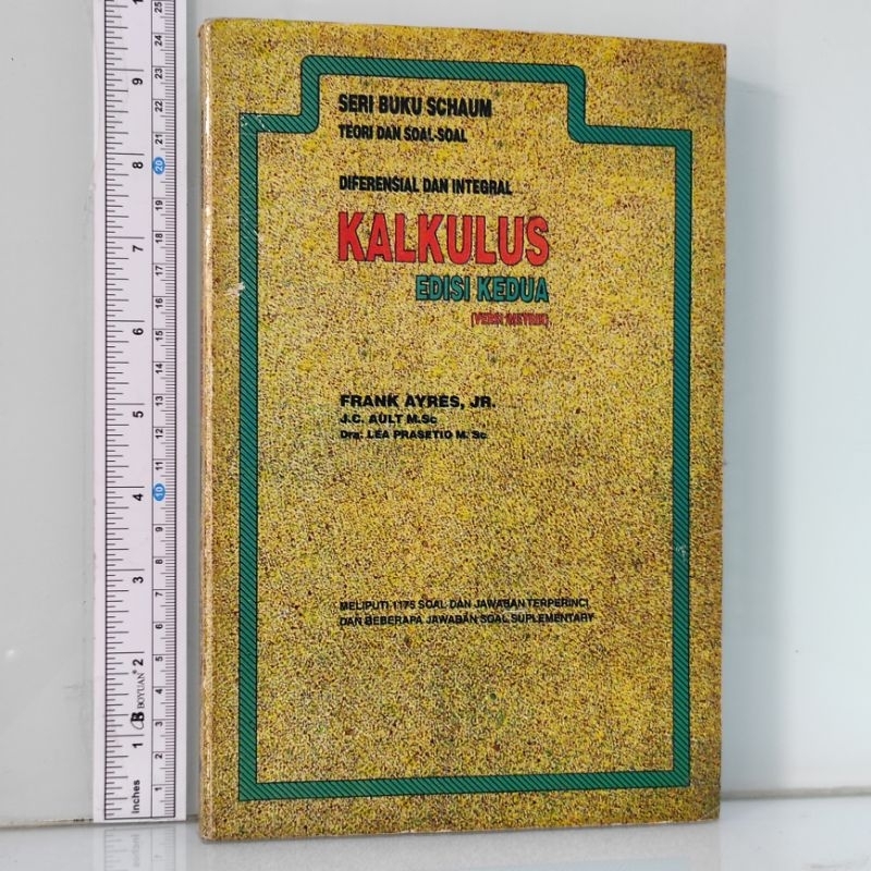 SERI BUKU SCHAUM TEORI DAN SOAL SOAL KALKULUS EDISI KEDUA
