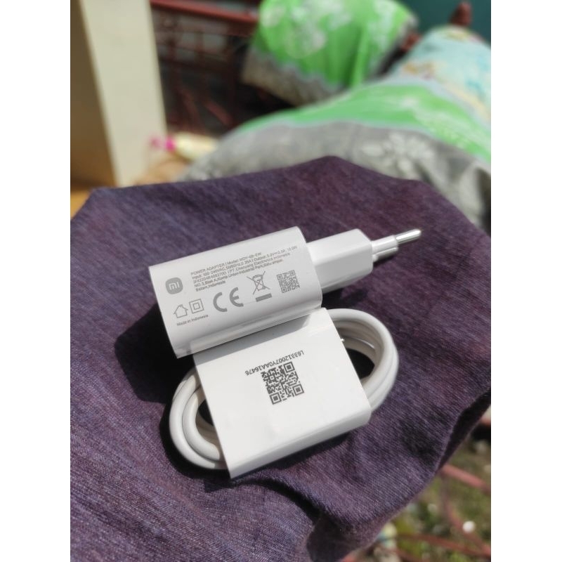 Charger copotan hp redmi 10C type C 10 watt 2A ( kondisi second / bekas pakai )