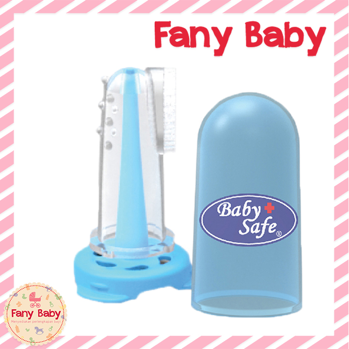 BABY SAFE FINGER TOOTHBRUSH AND GUM MASSAGER WITH RACK / TB002