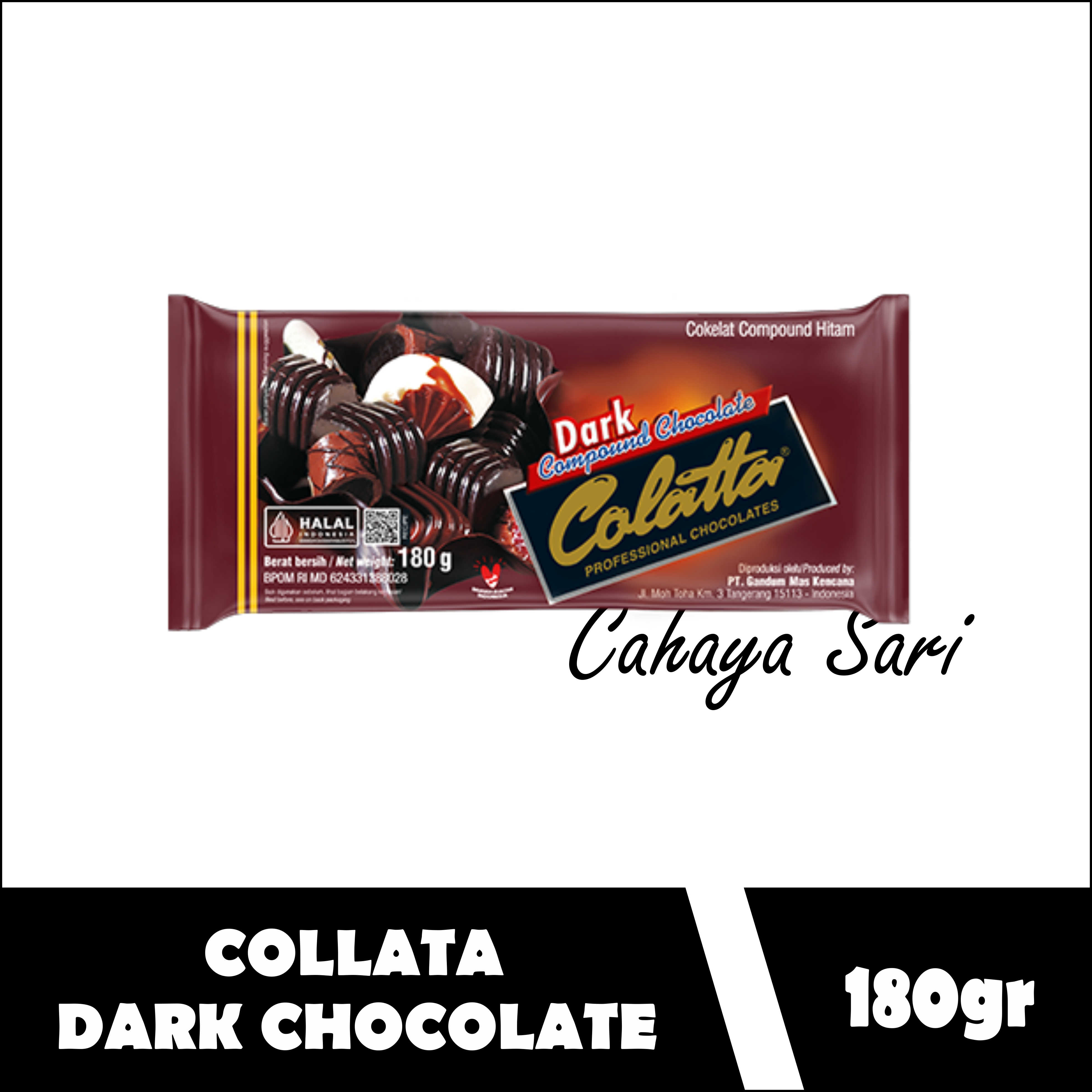 

collata dark coklat 180gr