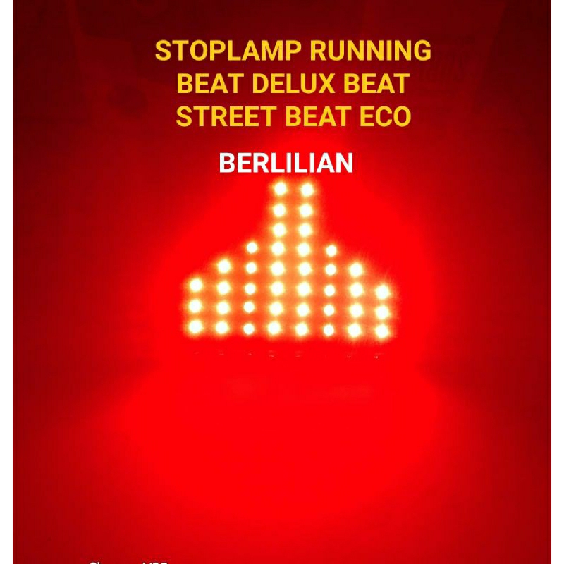 Promo Stoplamp Running BEAT Delux Beat Street Beat eco 2020 2021 2022 11Mode