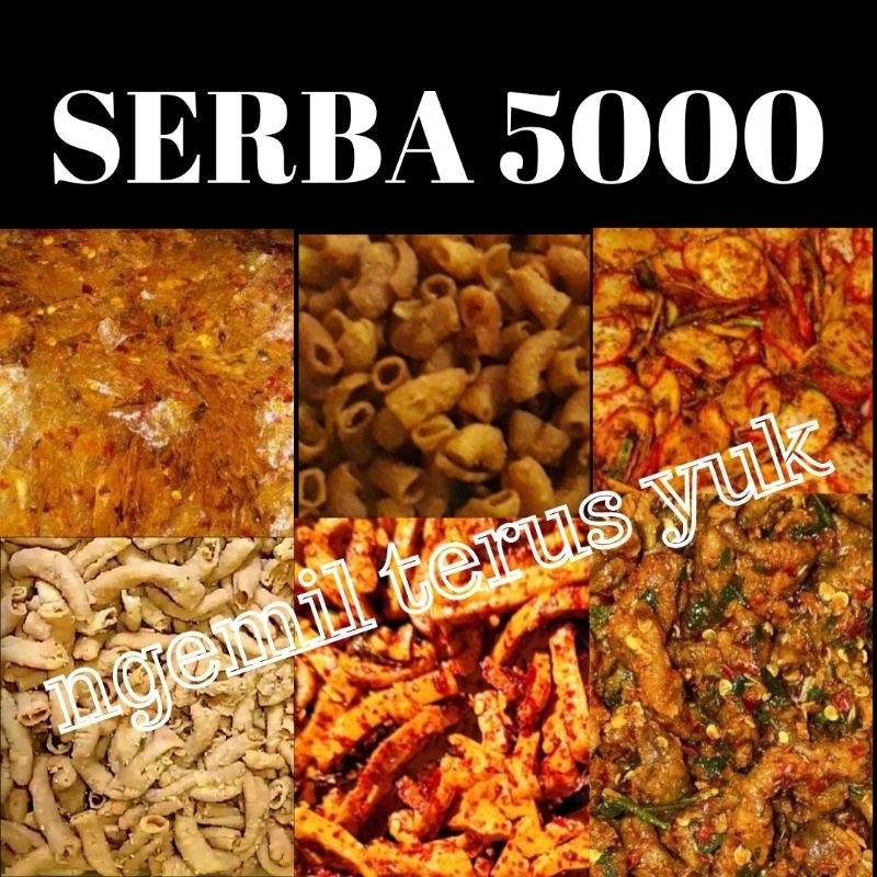 

aneka cemilan kekinian snack viral hanya 5000 saja