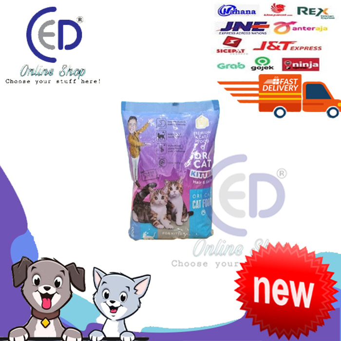 Makanan kucing ori cat fresh pack adult &amp; kitten 800gr