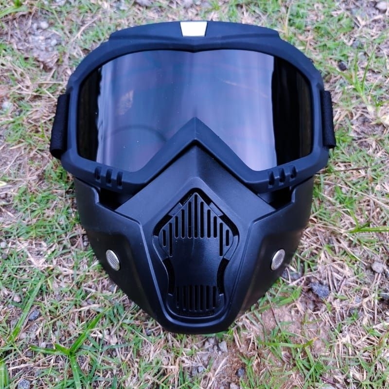 GOGLE MASK TOPENG HELM BOGO RETRO