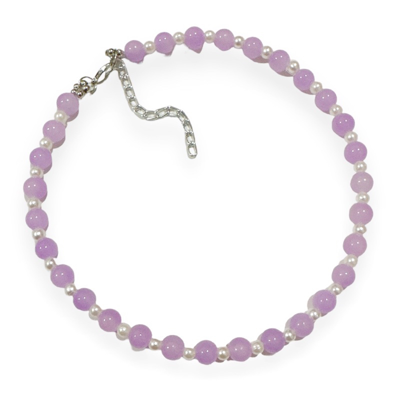 Arsila Water Beads Pearl Korean Necklace Kalung Choker Mutiara Korea