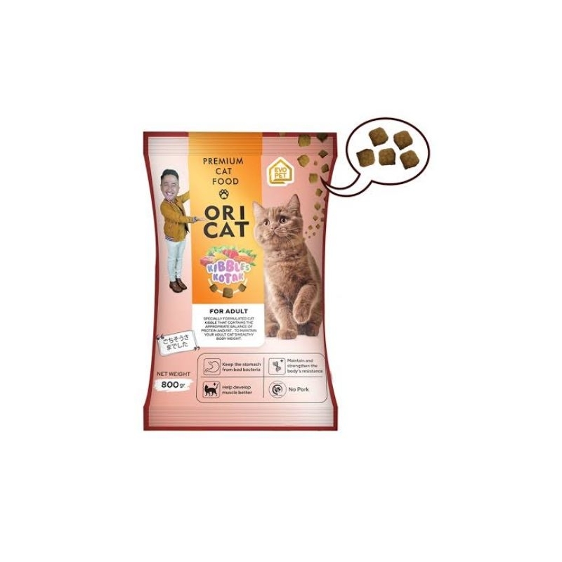 Makanan kucing Ori cat Adult,cat Food Oricat Adult 800gr