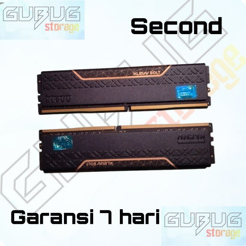 (Second) Klevv bolt 2x4gb ddr4 2400mhz