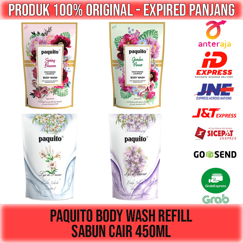 SABUN CAIR BODY WASH PAQUITO REFILL 450ml