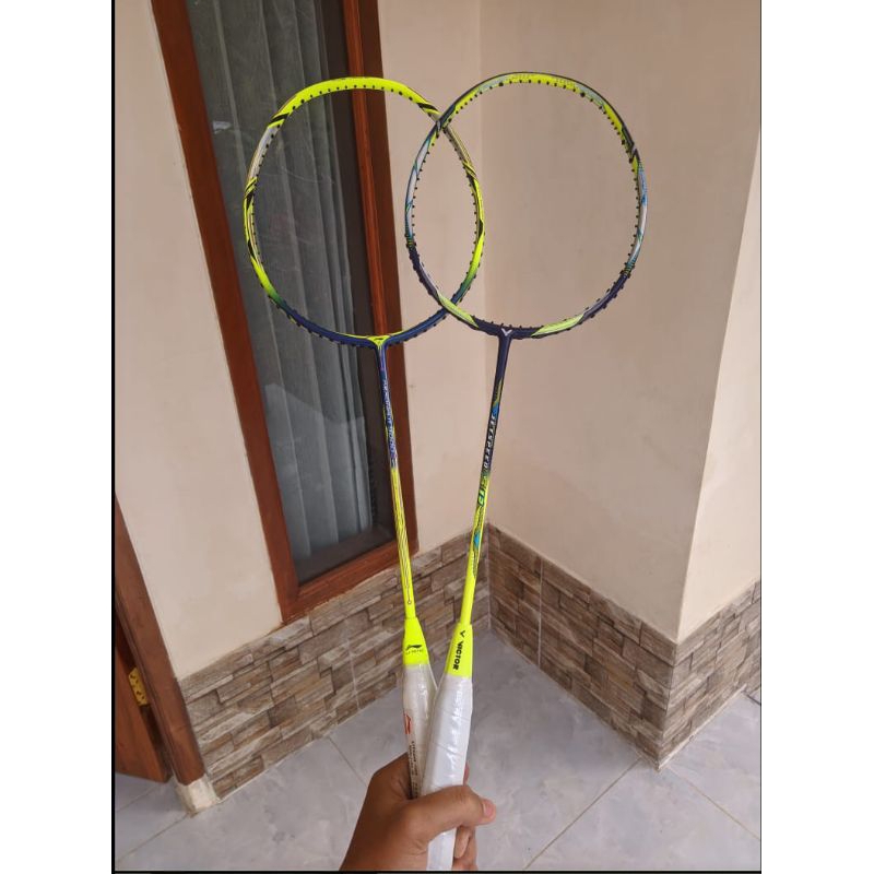 RAKET BADMINTON LINING 9000D AND VICTOR JEET SPEED s 12
