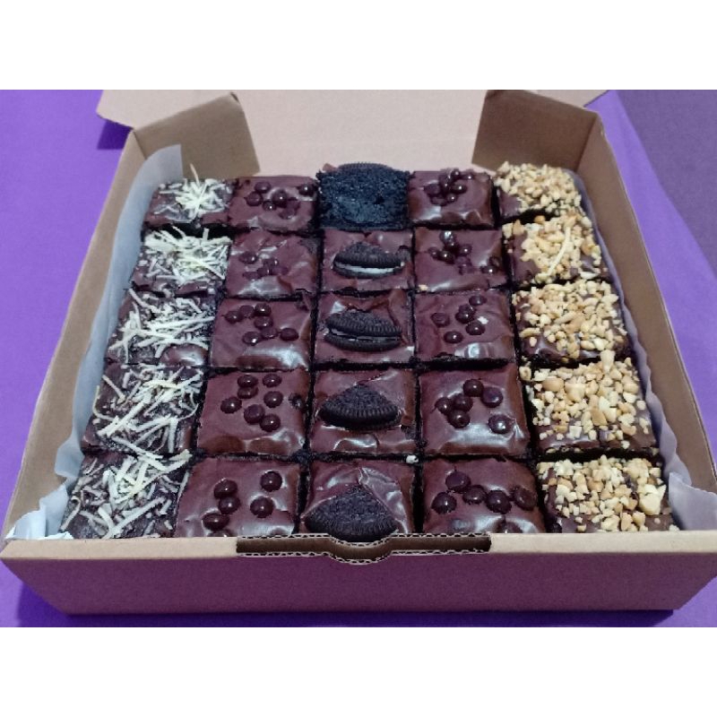 

Brownies/Fudgy brownie/shiny brownie/brownies panggang