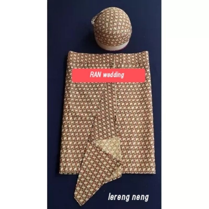 SET SEMBONG PLUS BLANGKON/PAKET SAPIT URANG BLANGKON