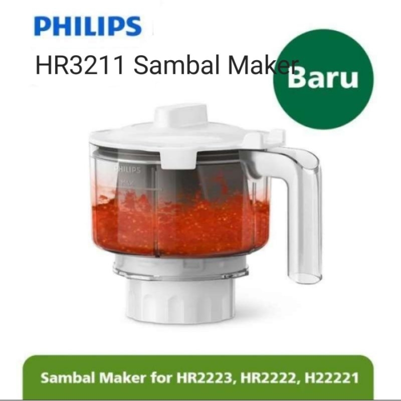 Philips HR3211 / HR 3211 Sambal maker Aksesories Blender HR2221 HR2222 HR2223 Garansi Resmi