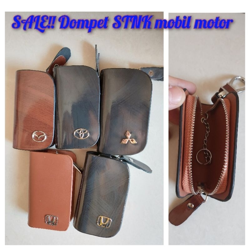 Dompet STNK mobil Toyota kulit Impor murah