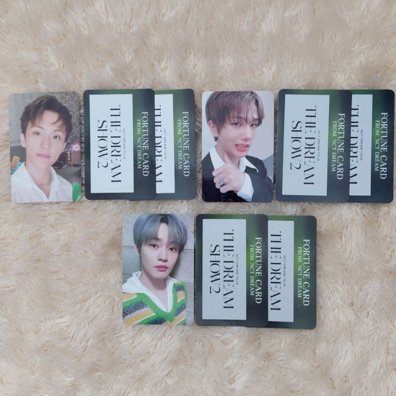 NCT DREAM THE DREAM SHOW TDS 2 FORTUNE SCRATCH SELCA JENO JAEMIN MARK JISUNG CHENLE PHOTOCARD PC