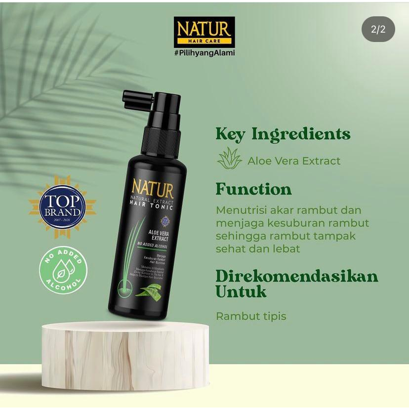 Natur Hair Tonic Gingseng | Aloe Vera - Hair tonic hair vitamin hair serum