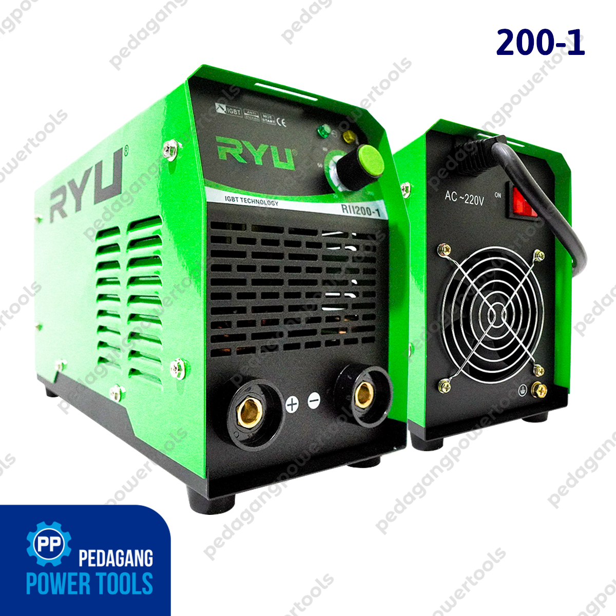 RYU RII 200-1 Mesin Travo Las Listrik Inverter 1.800 Watt IGBT Welding