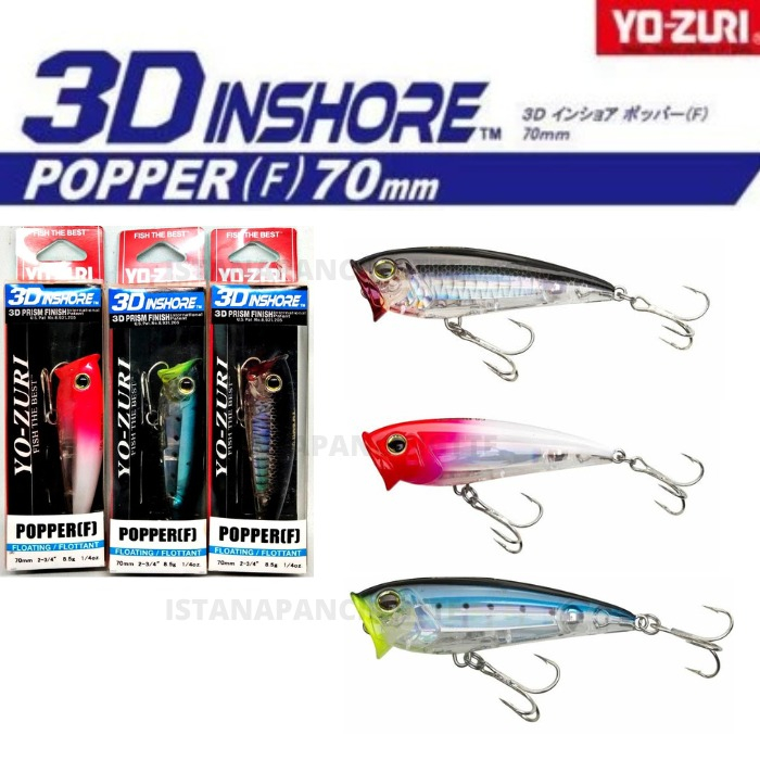 UMPAN YO-ZURI 3D INSHORE POPPER (F)