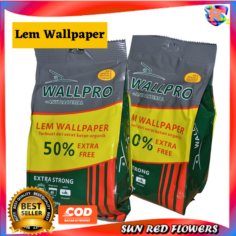 (SRF)Lem Wallpaper Dinding NEW WALLPRO 6 Liter