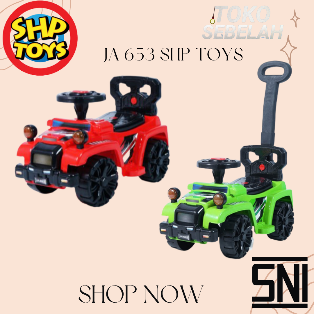 Mobilan Jeep Duduk Anak Mainan Anak Mobilan Dorong JA 653 - SHP Toys