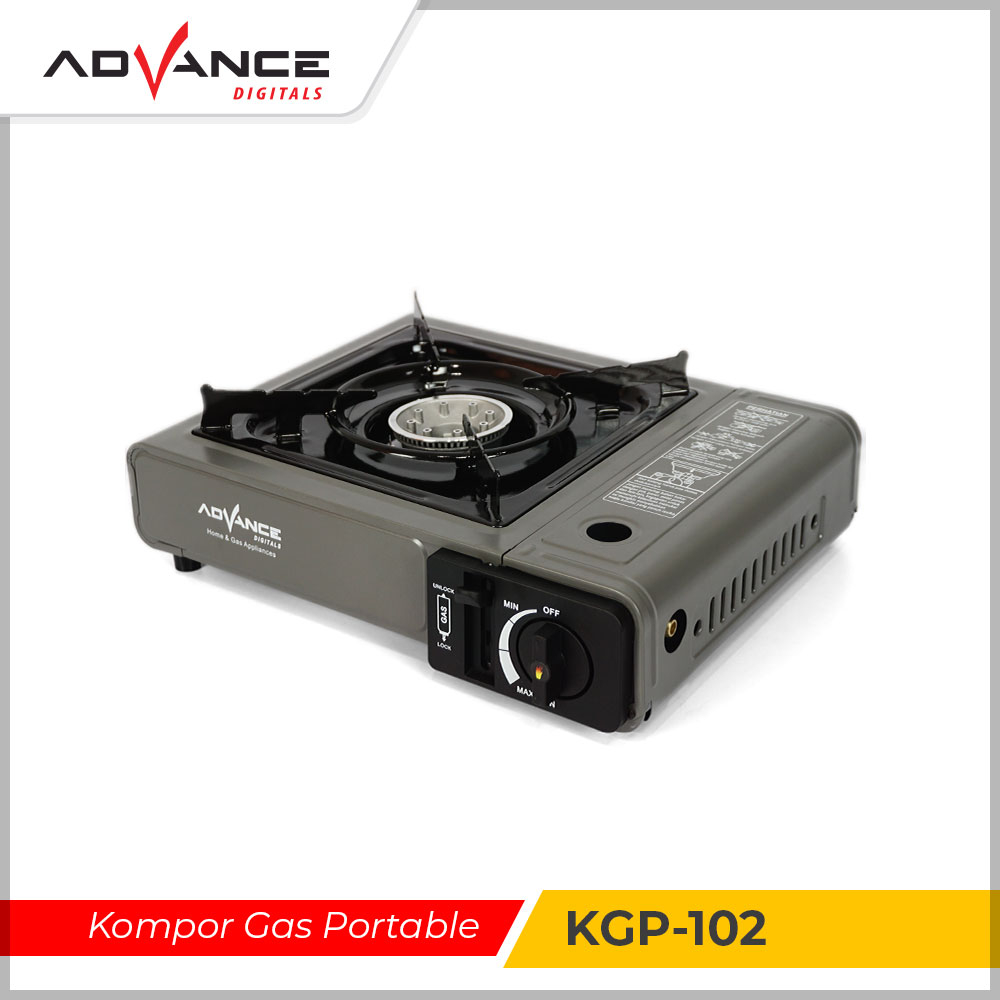 Kompor Gas Portable Advance 1 Tungku KGP-102 Bergaransi Resmi 1 Tahun