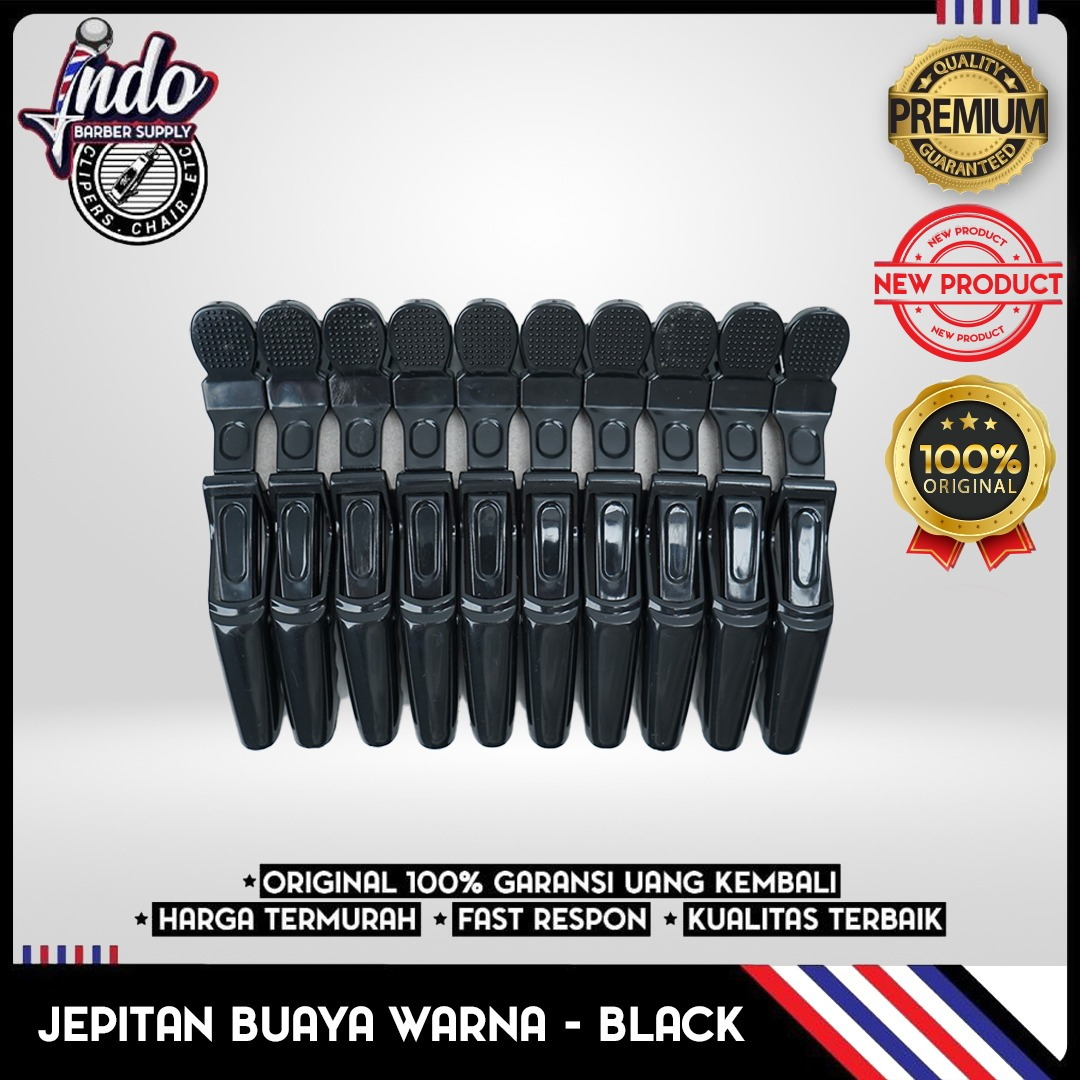 Jepit Rambut Buaya / Jepitan Salon Jepit Buaya Crocodile PER 1PCS