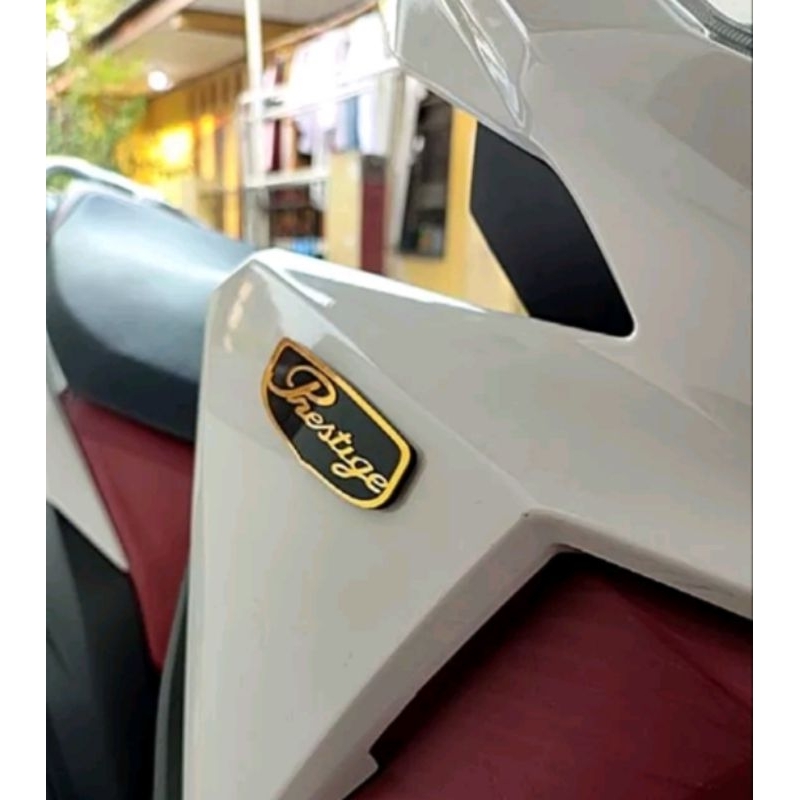 3D emblem garnish prestige bahan akrilik scoopy pcx adv vario beat dll