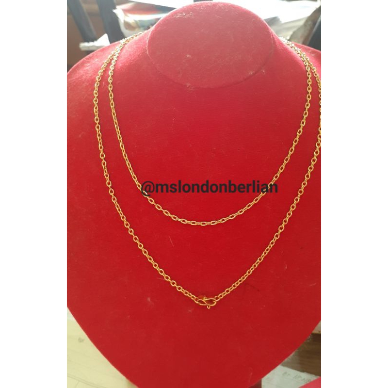 Kalung Emas24K Kadar 99,99%