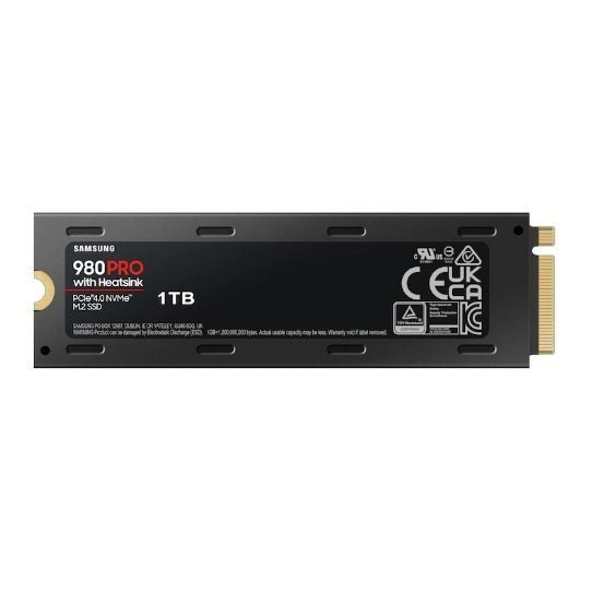 SSD Samsung 980 PRO NVME M.2 1TB PCIE 4.0 GEN 4x4 WITH HEATSINK