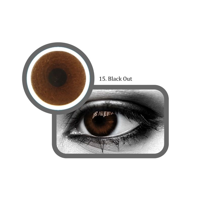 Softlens X2 Extreme 14.5 MM by EXOTICON / Softlen Soflen Warna Normal Horror Halloween